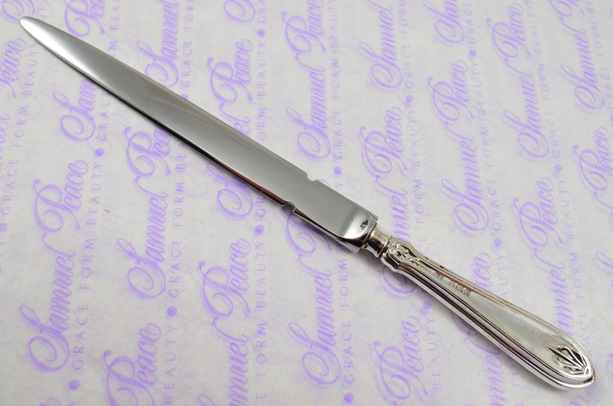 William Yates Sheffield Sterling Silver Handled Letter Opener/Paper knife Tullialan Pattern 1916 - Image 2
