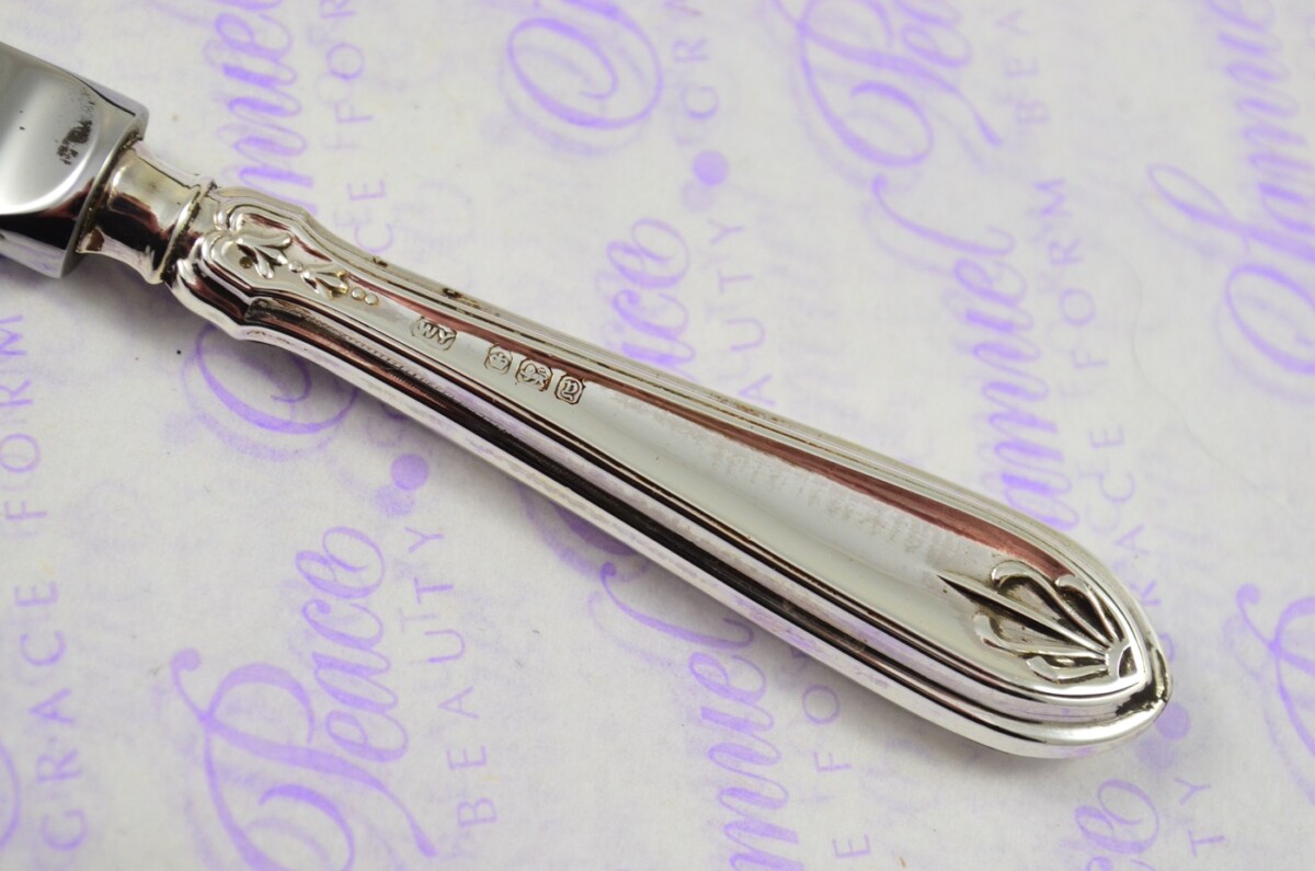 William Yates Sheffield Sterling Silver Handled Letter Opener/Paper knife Tullialan Pattern 1916 - Image 3