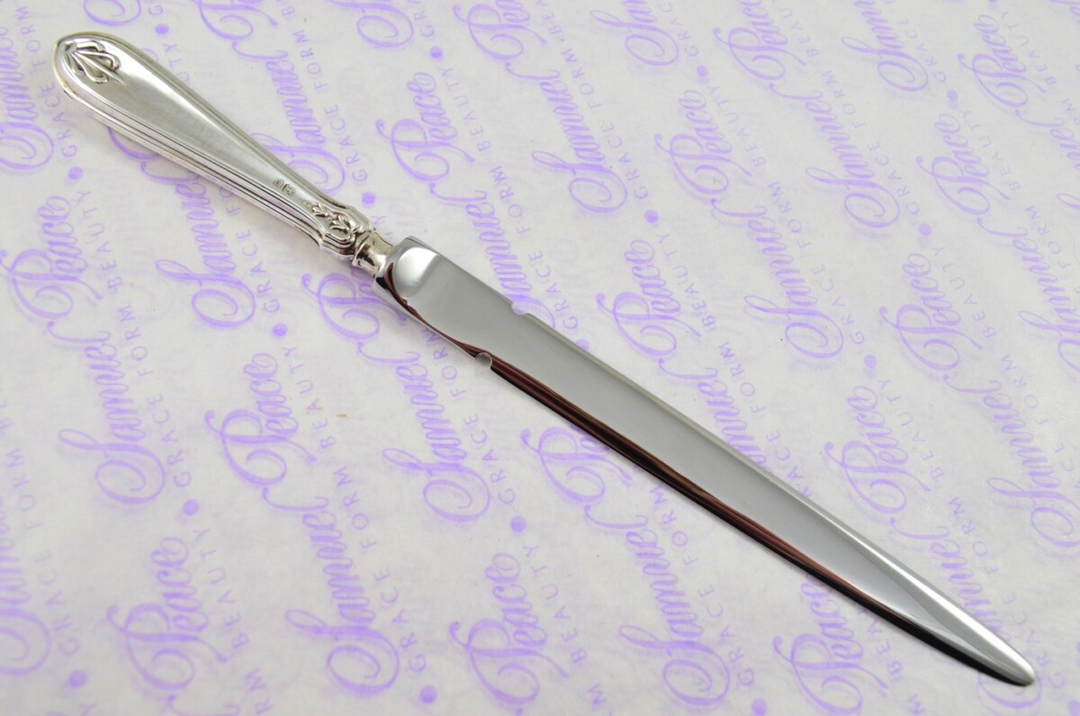William Yates Sheffield Sterling Silver Handled Letter Opener/Paper knife Tullialan Pattern 1916 - Image 4