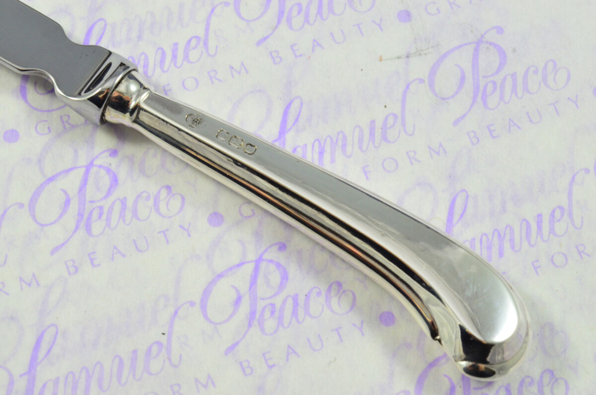 William Hutton & Sons Sheffield Sterling Silver Handled Letter Opener Pistol Pattern 1917 Cased - Image 4