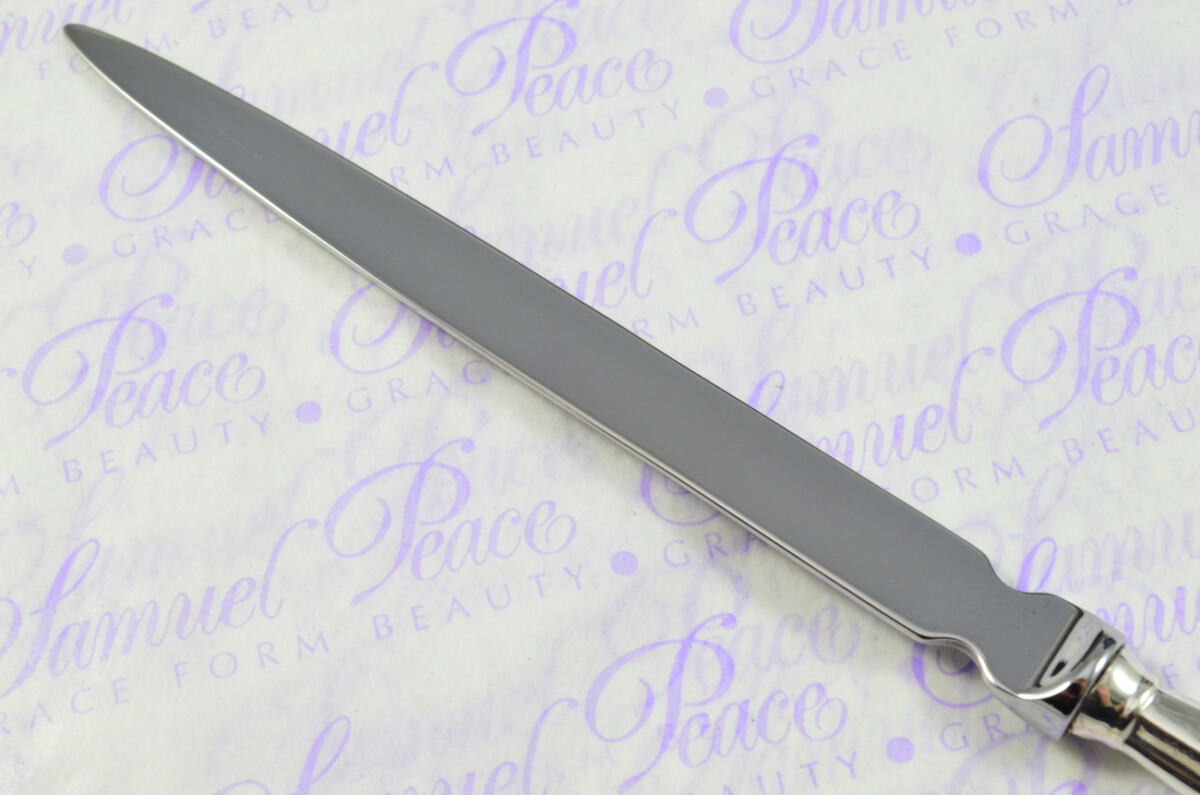 William Hutton & Sons Sheffield Sterling Silver Handled Letter Opener Pistol Pattern 1917 Cased - Image 6