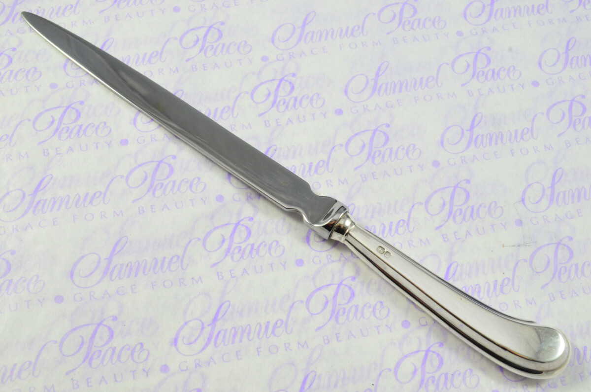 William Hutton & Sons Sheffield Sterling Silver Handled Letter Opener Pistol Pattern 1917 Cased - Image 7
