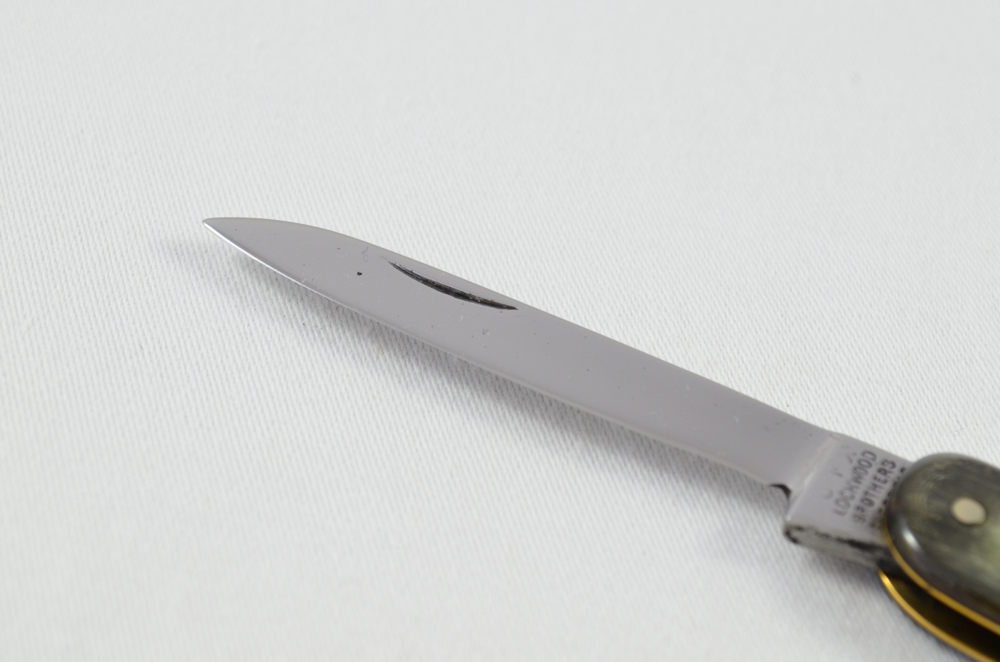 Rare Lockwood Brothers 2 Piece Buffalo Horn Handled Pen Knife c.1910 Sheffield - Image 2