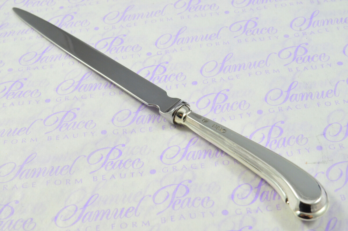 William Hutton & Sons Sheffield Sterling Silver Handled Letter Opener Pistol Pattern 1917 Cased - Image 8