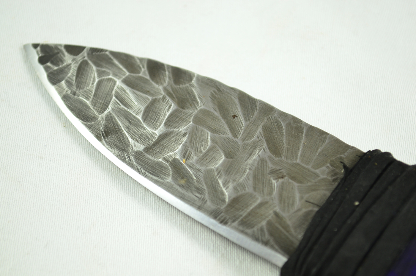 A Genuine Laminate Handled Damascus Steel Dirk Sgian Dubh Made In Sheffield England - Image 4
