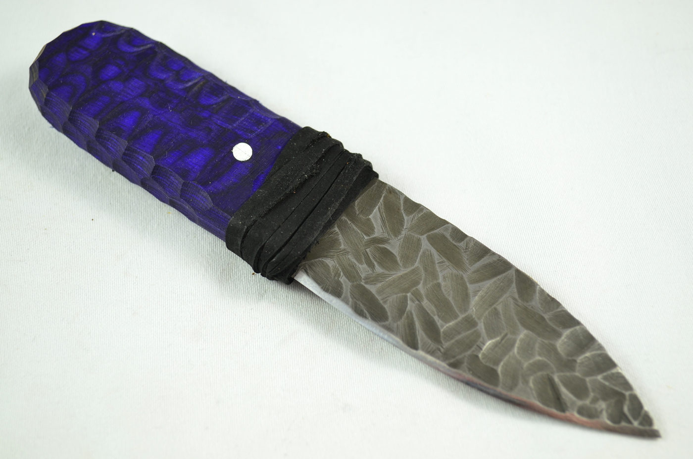 A Genuine Laminate Handled Damascus Steel Dirk Sgian Dubh Made In Sheffield England - Image 5