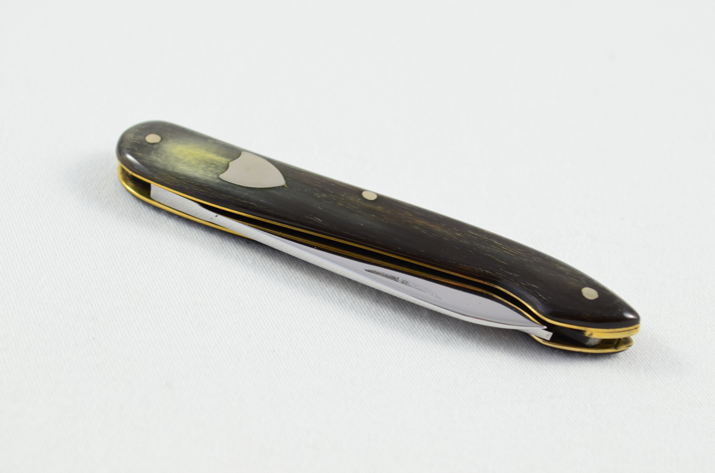 Rare Lockwood Brothers 2 Piece Buffalo Horn Handled Pen Knife c.1910 Sheffield - Image 6