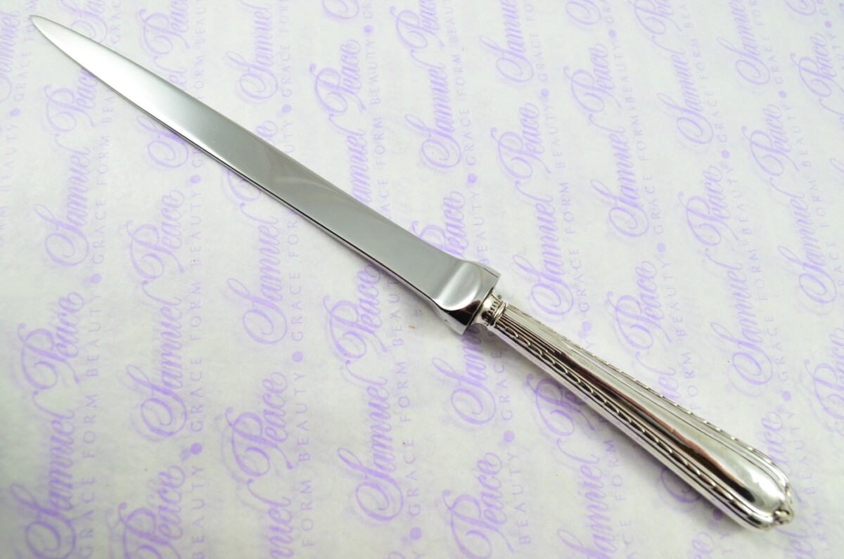 John Yates Sheffield Sterling Silver Handled Letter Opener/Paper knife Tarbat Pattern 1901 - Image 2