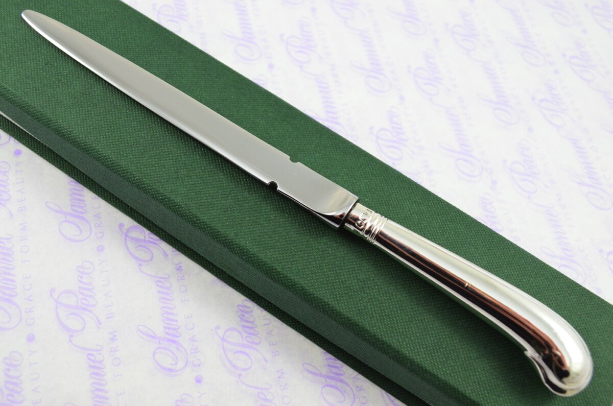 George Howson Sheffield Sterling Silver Handled Letter Opener/Paper knife Pistol Pattern 1903