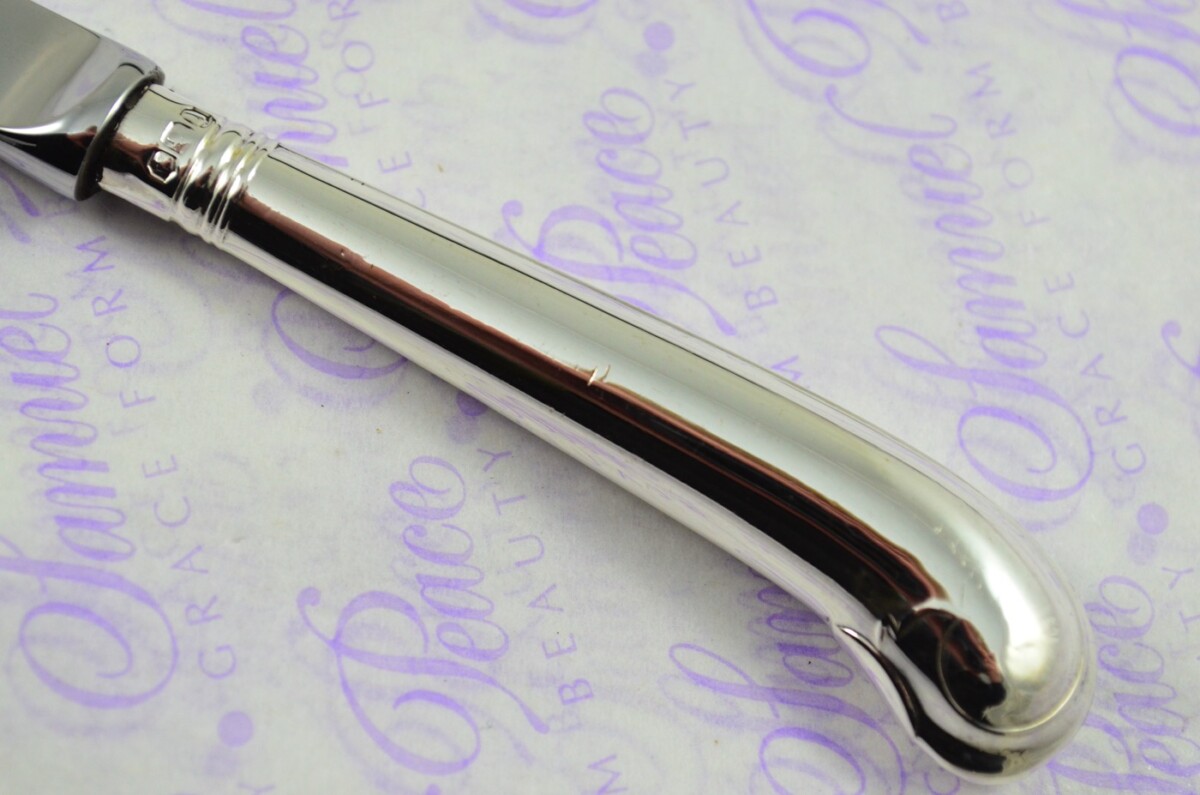 George Howson Sheffield Sterling Silver Handled Letter Opener/Paper knife Pistol Pattern 1903 - Image 3