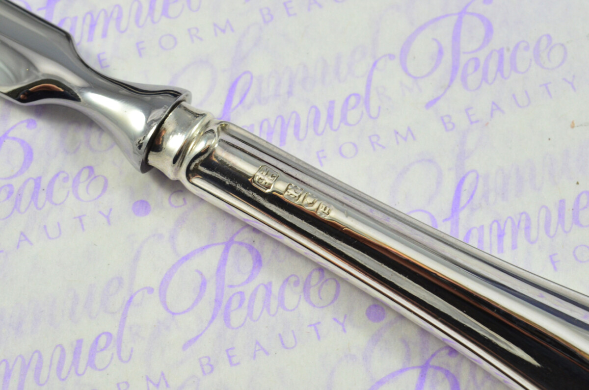 Northern Goldsmiths London Sterling Silver Handled Letter Opener Rutland Pattern 1915 Cased - Image 6