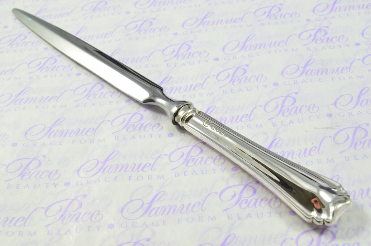 Northern Goldsmiths London Sterling Silver Handled Letter Opener Rutland Pattern 1915 Cased - Image 8