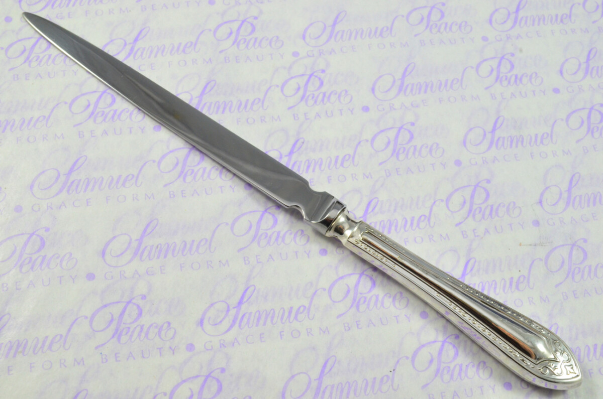 William Yates Sheffield Sterling Silver Handled Letter Opener Studley Pattern 1940 Cased - Image 3