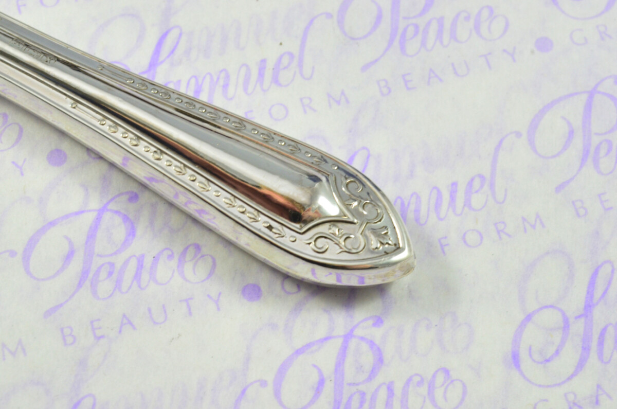 William Yates Sheffield Sterling Silver Handled Letter Opener Studley Pattern 1940 Cased - Image 5