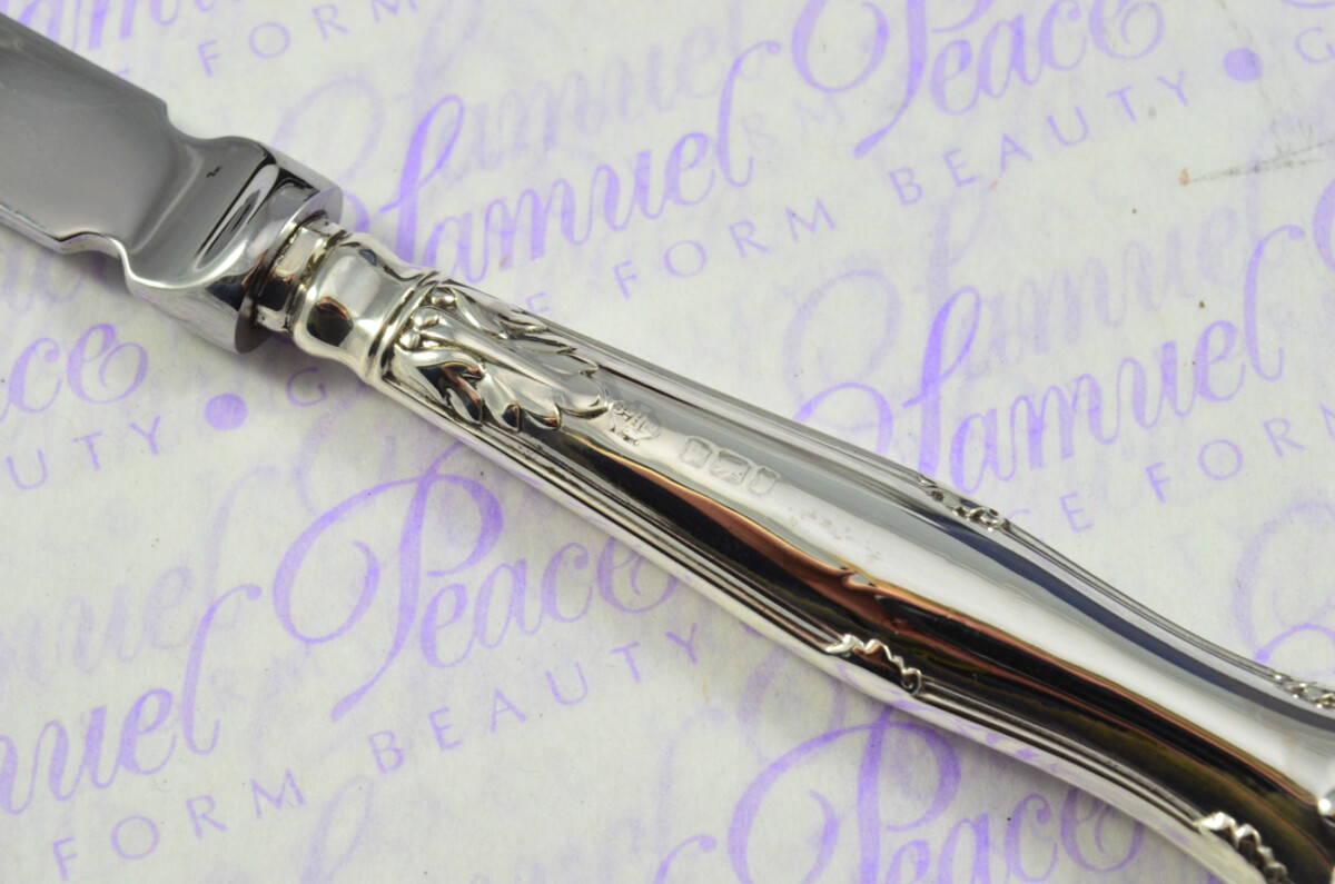 William Hutton Sheffield Sterling Silver Handled Letter Opener Kings Husk Pattern 1903 Cased - Image 6