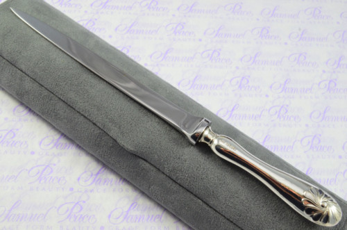 John Yates Sheffield Sterling Silver Handled Letter Opener Duxford Pattern 1910 Cased