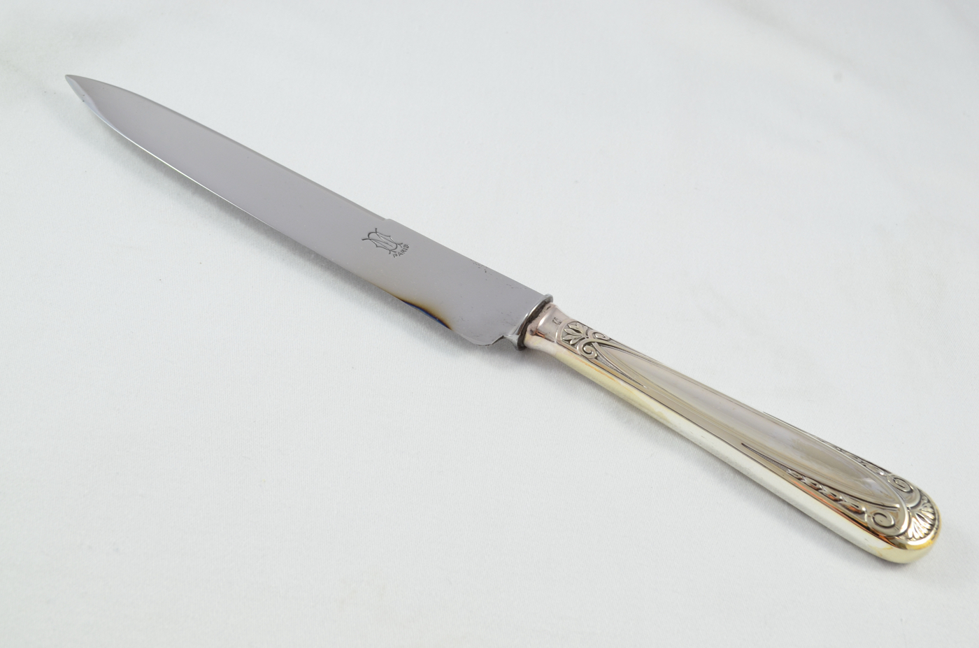 Rare Art Deco French Silver Plated 2 Piece Carving Set in Original Presentation Case c.1930 – Orfèvrerie Moderne, Paris - Image 3