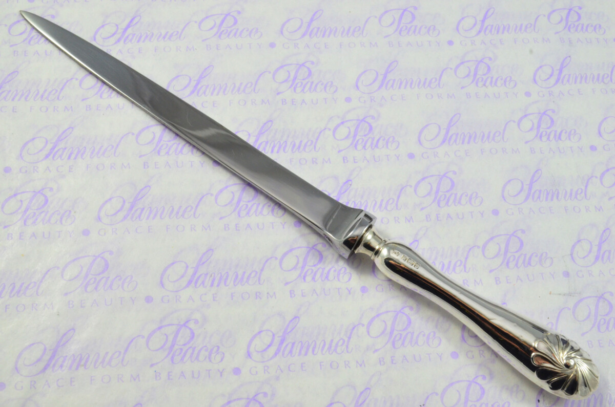 John Yates Sheffield Sterling Silver Handled Letter Opener Duxford Pattern 1910 Cased - Image 3