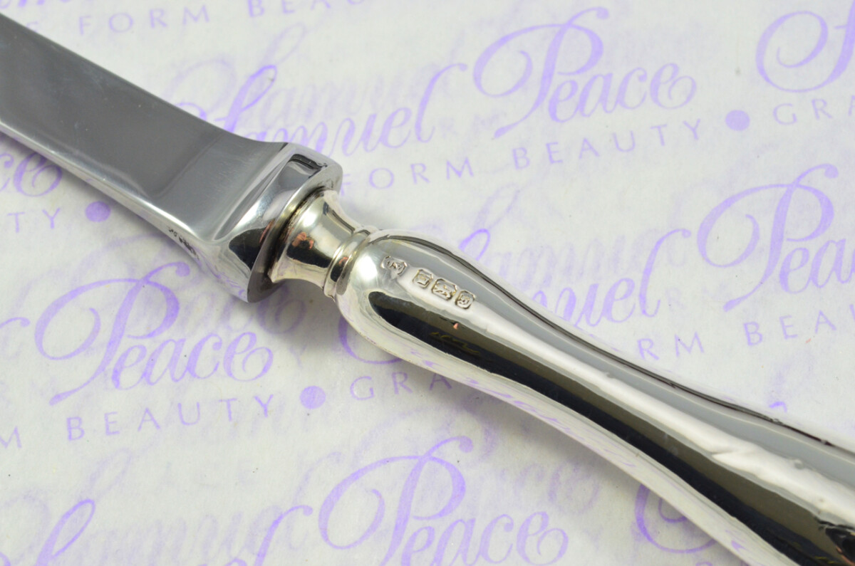 John Yates Sheffield Sterling Silver Handled Letter Opener Duxford Pattern 1910 Cased - Image 6