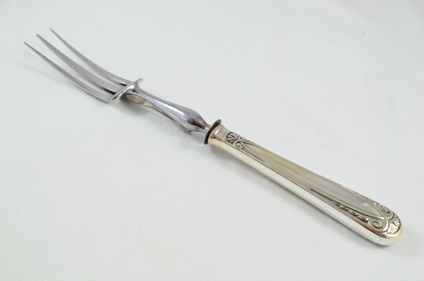 Rare Art Deco French Silver Plated 2 Piece Carving Set in Original Presentation Case c.1930 – Orfèvrerie Moderne, Paris - Image 8