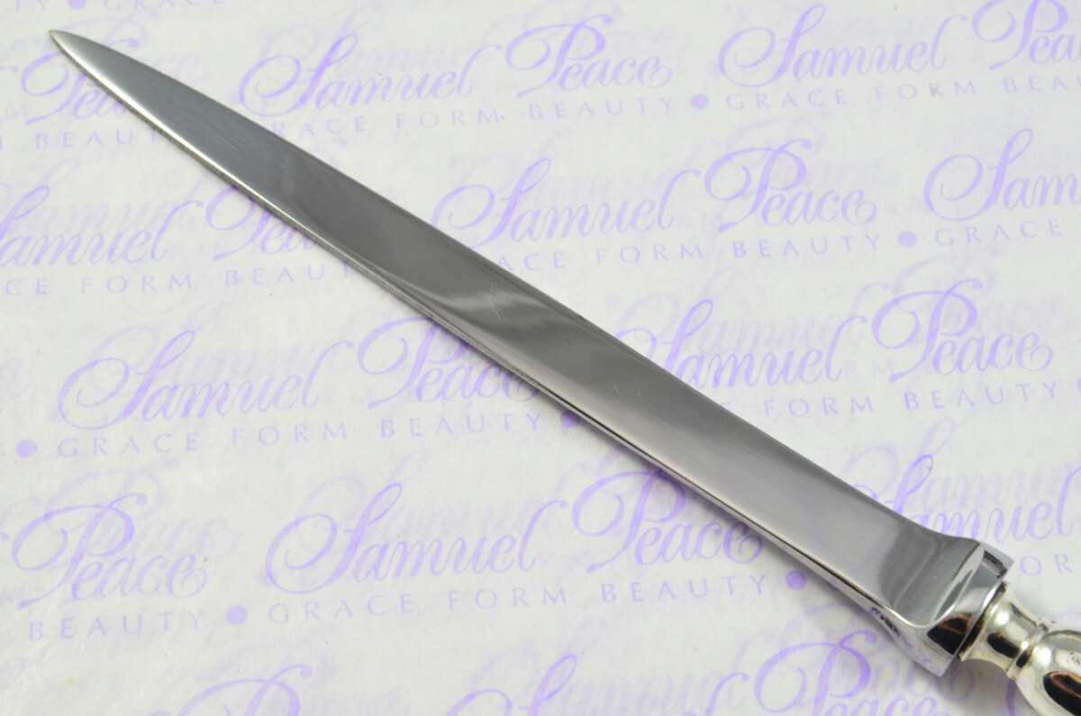 John Yates Sheffield Sterling Silver Handled Letter Opener Duxford Pattern 1910 Cased - Image 7