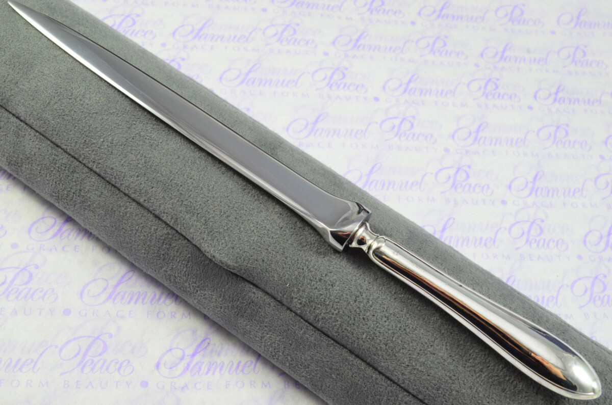 Thomas Bradbury Sheffield Sterling Silver Handled Letter Opener Old English Pattern 1936 Cased