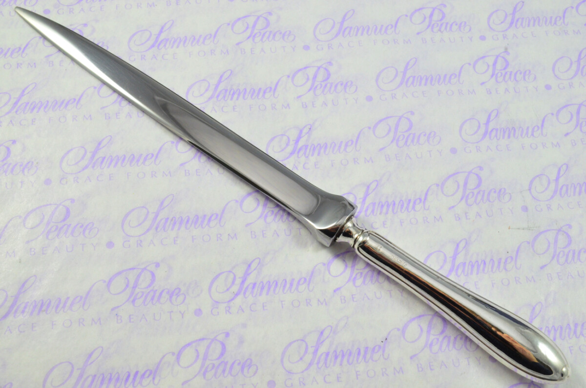 Thomas Bradbury Sheffield Sterling Silver Handled Letter Opener Old English Pattern 1936 Cased - Image 3