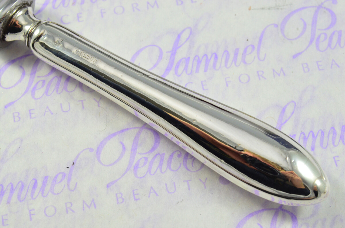 Thomas Bradbury Sheffield Sterling Silver Handled Letter Opener Old English Pattern 1936 Cased - Image 4