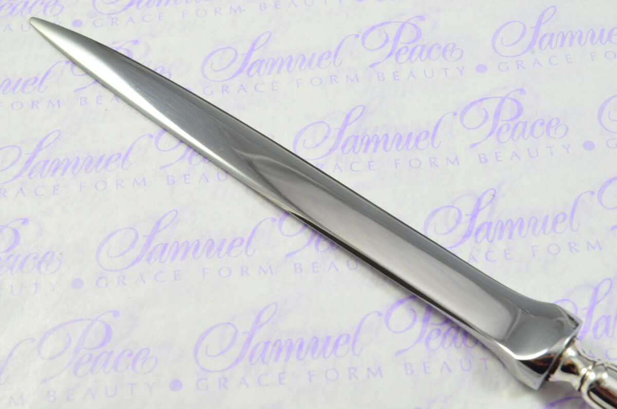 Thomas Bradbury Sheffield Sterling Silver Handled Letter Opener Old English Pattern 1936 Cased - Image 6