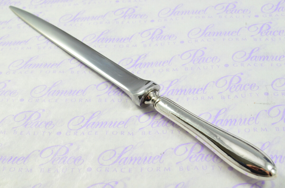Thomas Bradbury Sheffield Sterling Silver Handled Letter Opener Old English Pattern 1936 Cased - Image 7