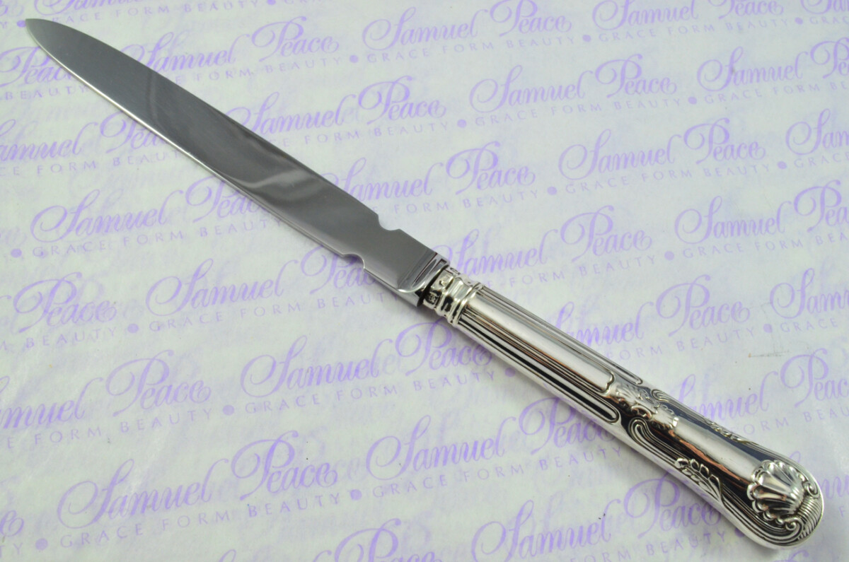 Hadfield Sheffield Sterling Silver Handled Letter Opener Kings Pattern 1832 Cased - Image 3