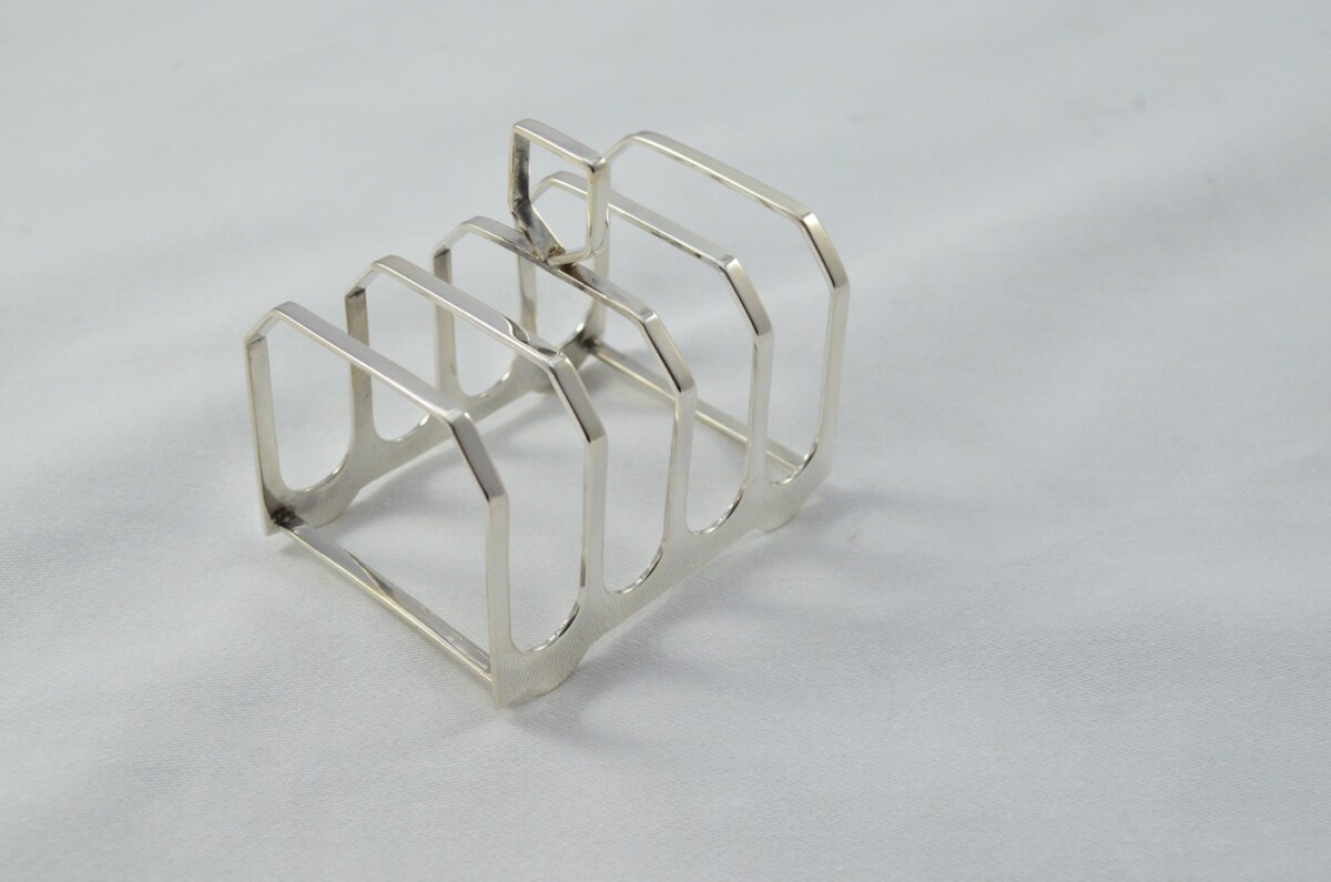 Sterling Silver Hallmarked Toast Rack Made in Birmingham 1935