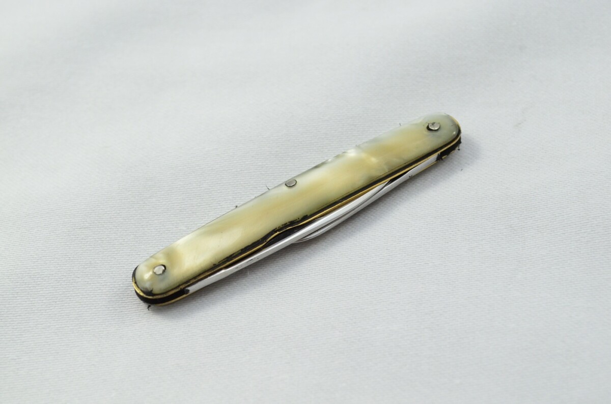 George Wostenholme Carbon Steel Bladed Pearlex Scaled Pen/Fruit Knife Sheffield - Image 7