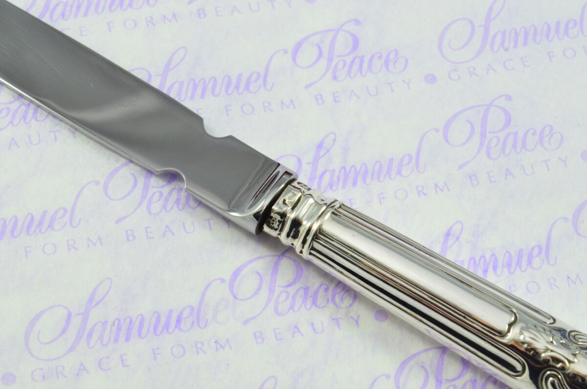 Hadfield Sheffield Sterling Silver Handled Letter Opener Kings Pattern 1832 Cased - Image 5
