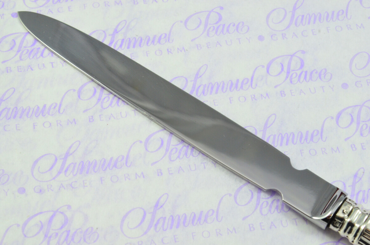 Hadfield Sheffield Sterling Silver Handled Letter Opener Kings Pattern 1832 Cased - Image 6