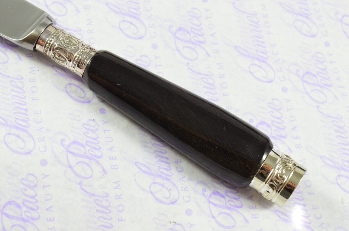 Silver Ferruled Buffalo Handled Sterling Silver Letter Opener Sheffield 2002 Gift Boxed - Image 4
