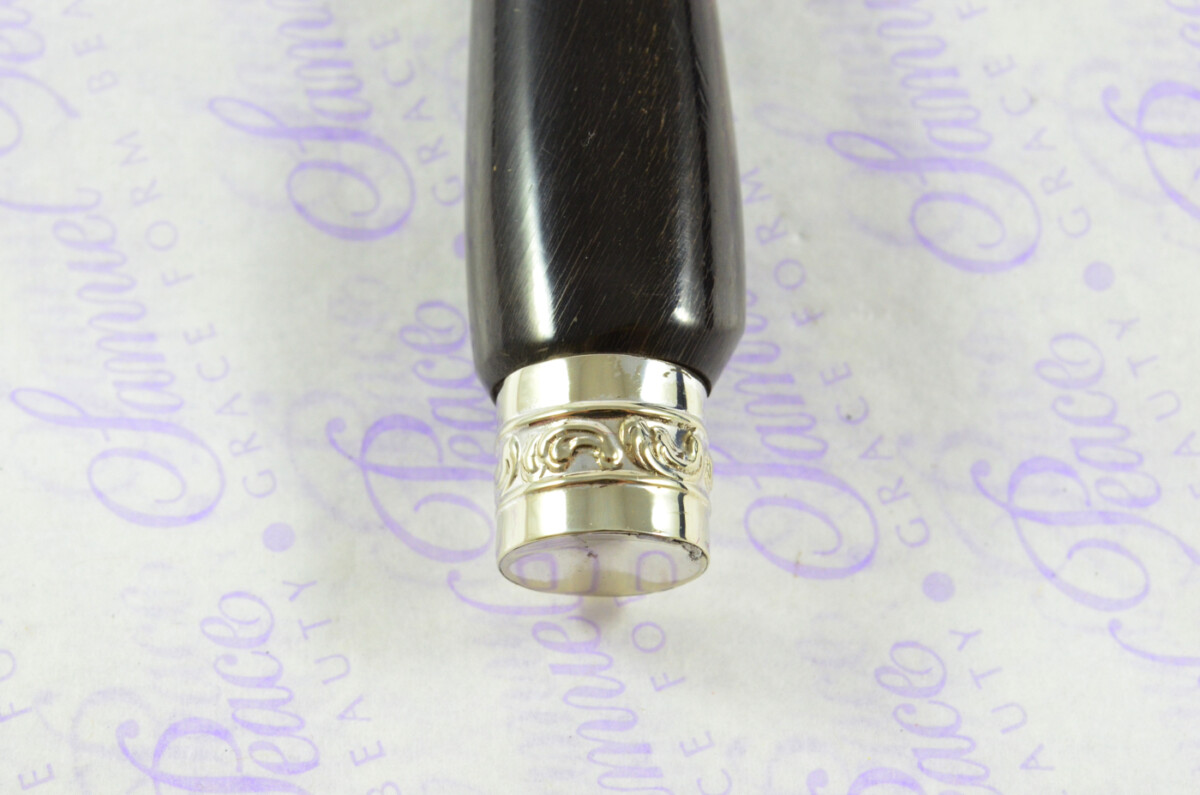 Silver Ferruled Buffalo Handled Sterling Silver Letter Opener Sheffield 2002 Gift Boxed - Image 7
