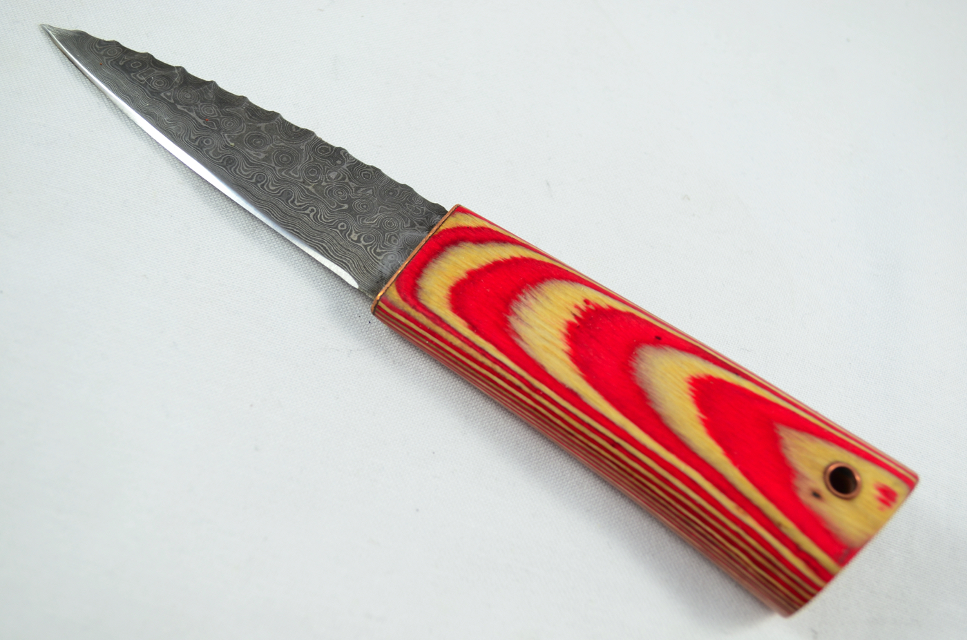 A Genuine Laminate Handled Damascus Steel Dirk Made In Sheffield England - Image 2