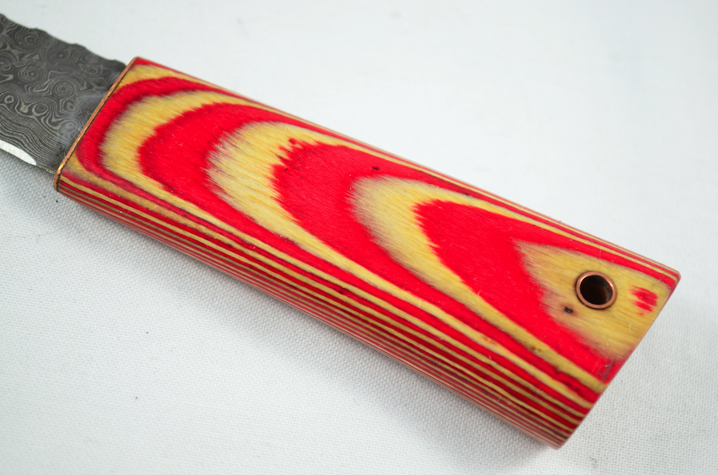 A Genuine Laminate Handled Damascus Steel Dirk Made In Sheffield England - Image 3