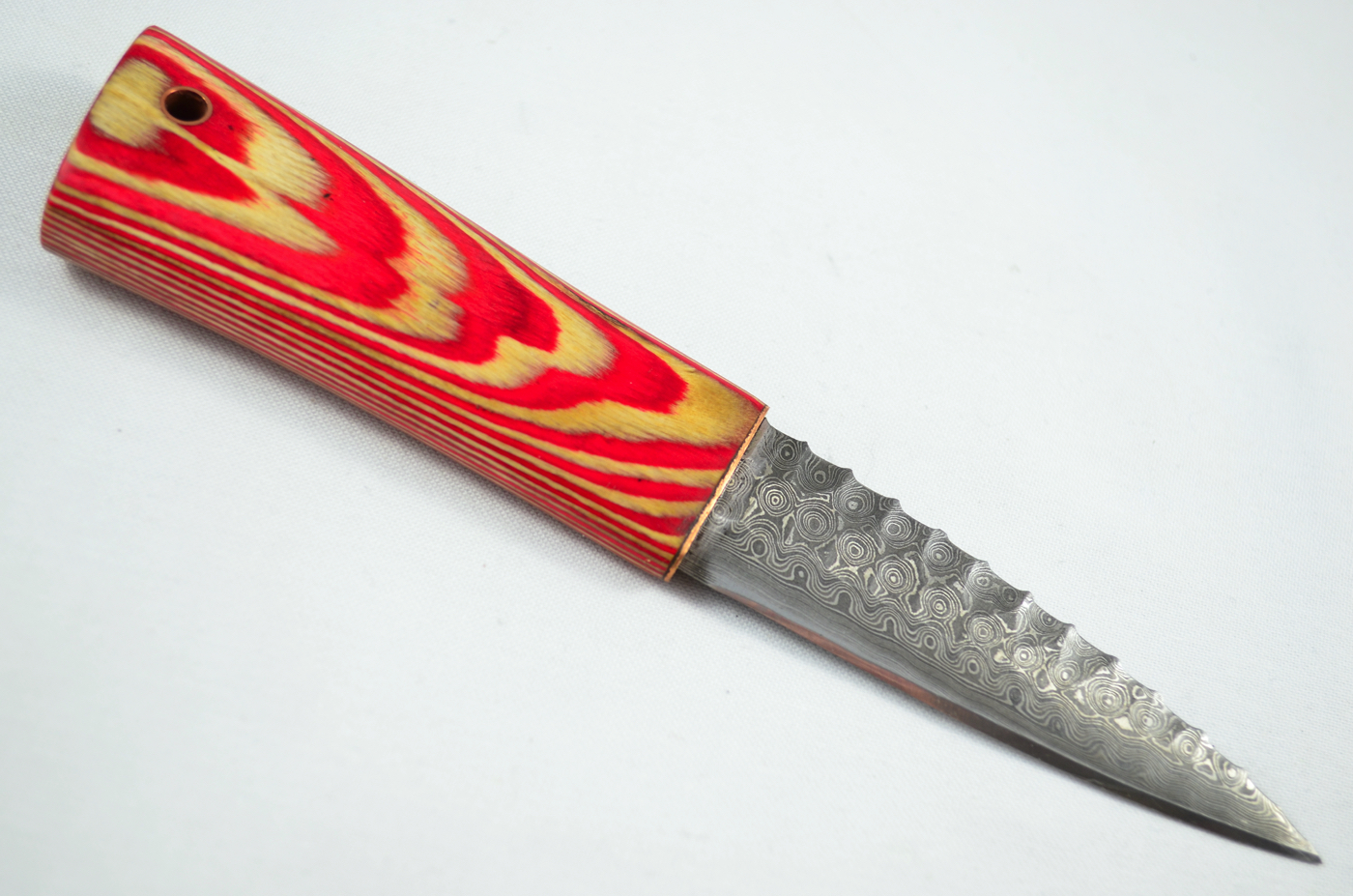 A Genuine Laminate Handled Damascus Steel Dirk Made In Sheffield England - Image 5