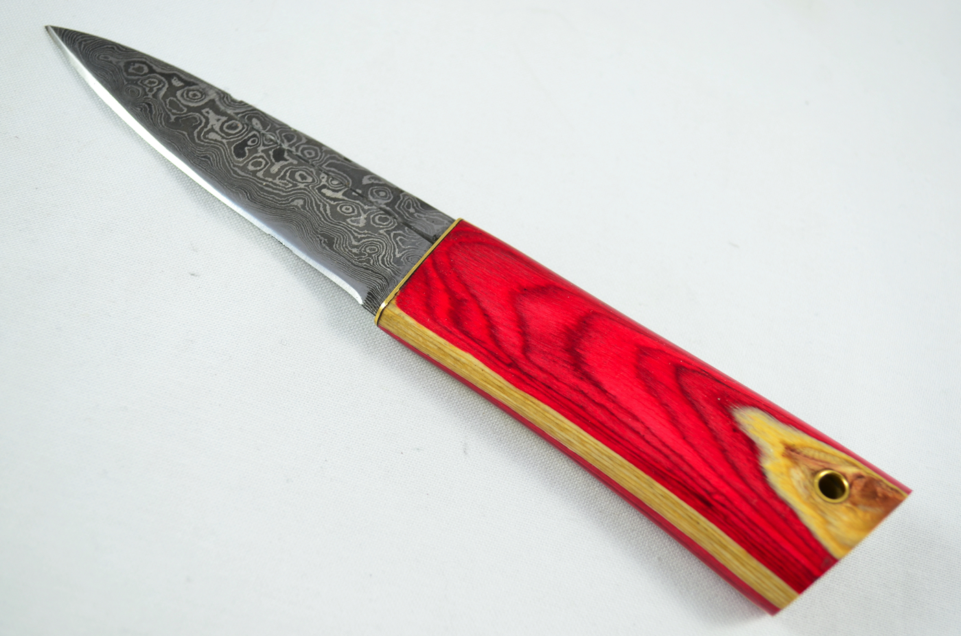 A Genuine Laminate Handled Damascus Steel Dirk Made In Sheffield England - Image 2