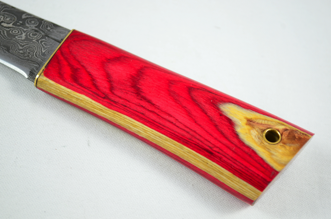 A Genuine Laminate Handled Damascus Steel Dirk Made In Sheffield England - Image 3