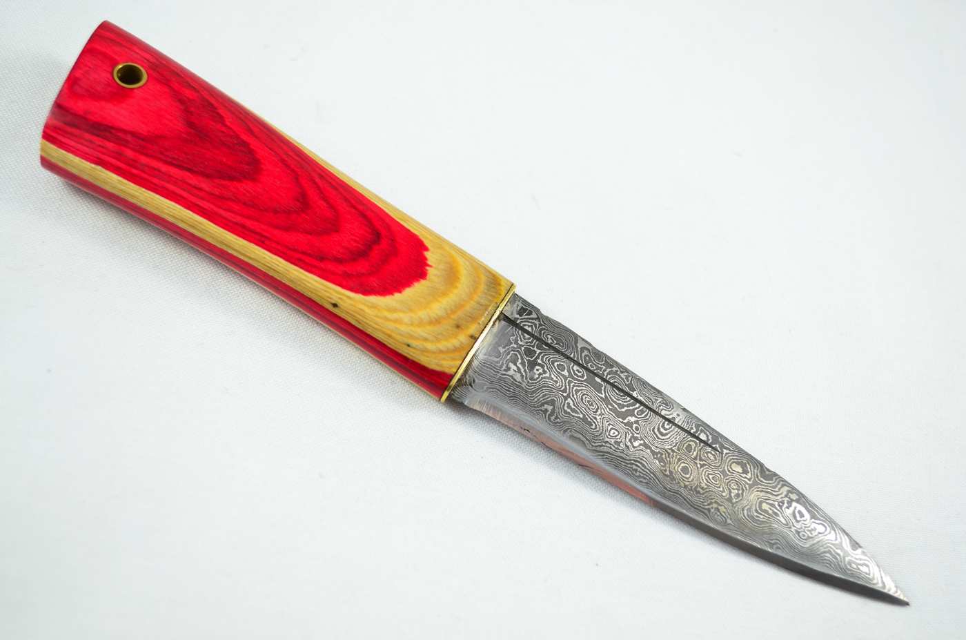 A Genuine Laminate Handled Damascus Steel Dirk Made In Sheffield England - Image 5