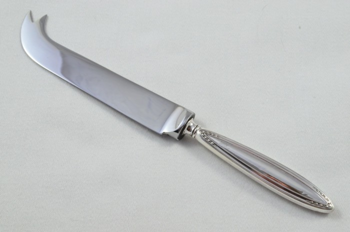 Antique Sheffield Sterling Silver Handled Cheese Knife Union Pattern 1915 - Image 2