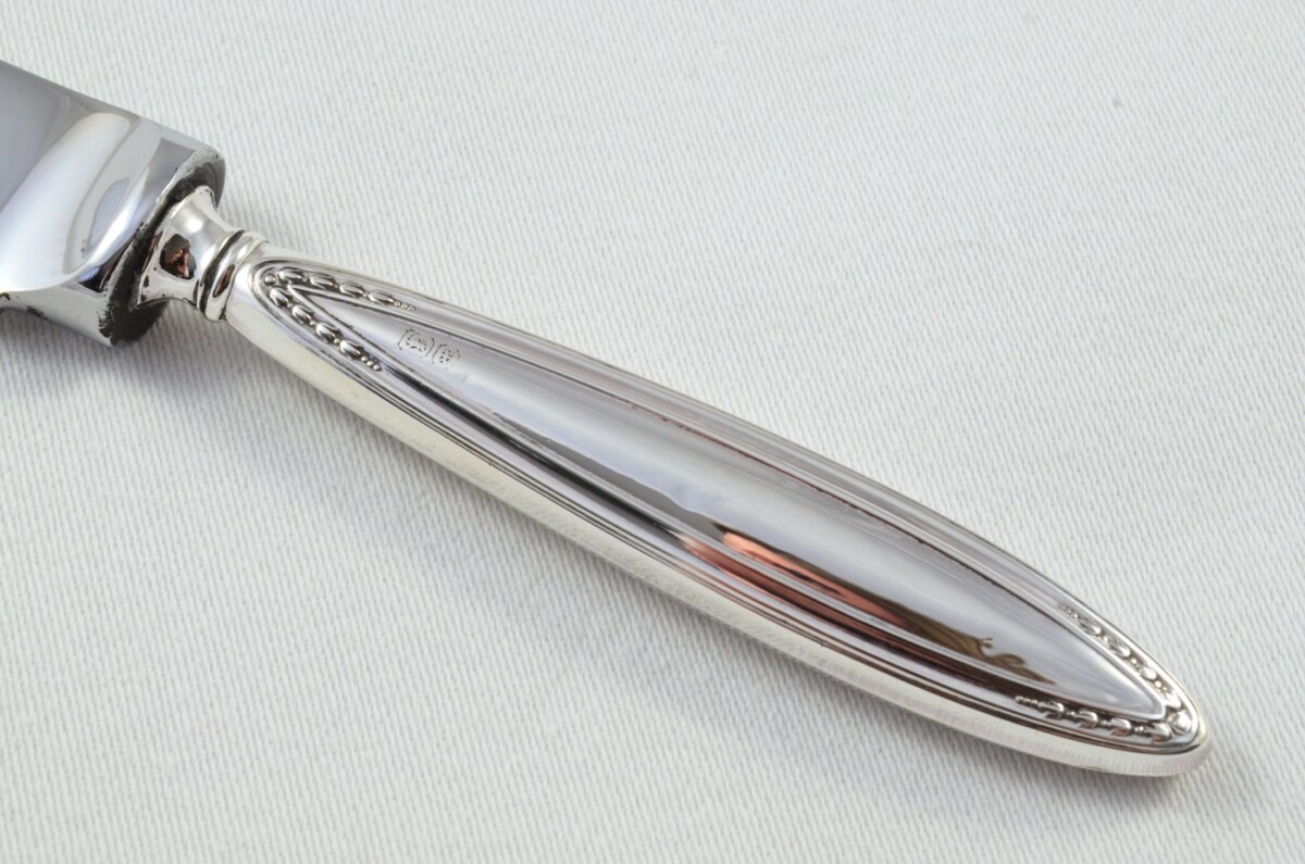 Antique Sheffield Sterling Silver Handled Cheese Knife Union Pattern 1915 - Image 3