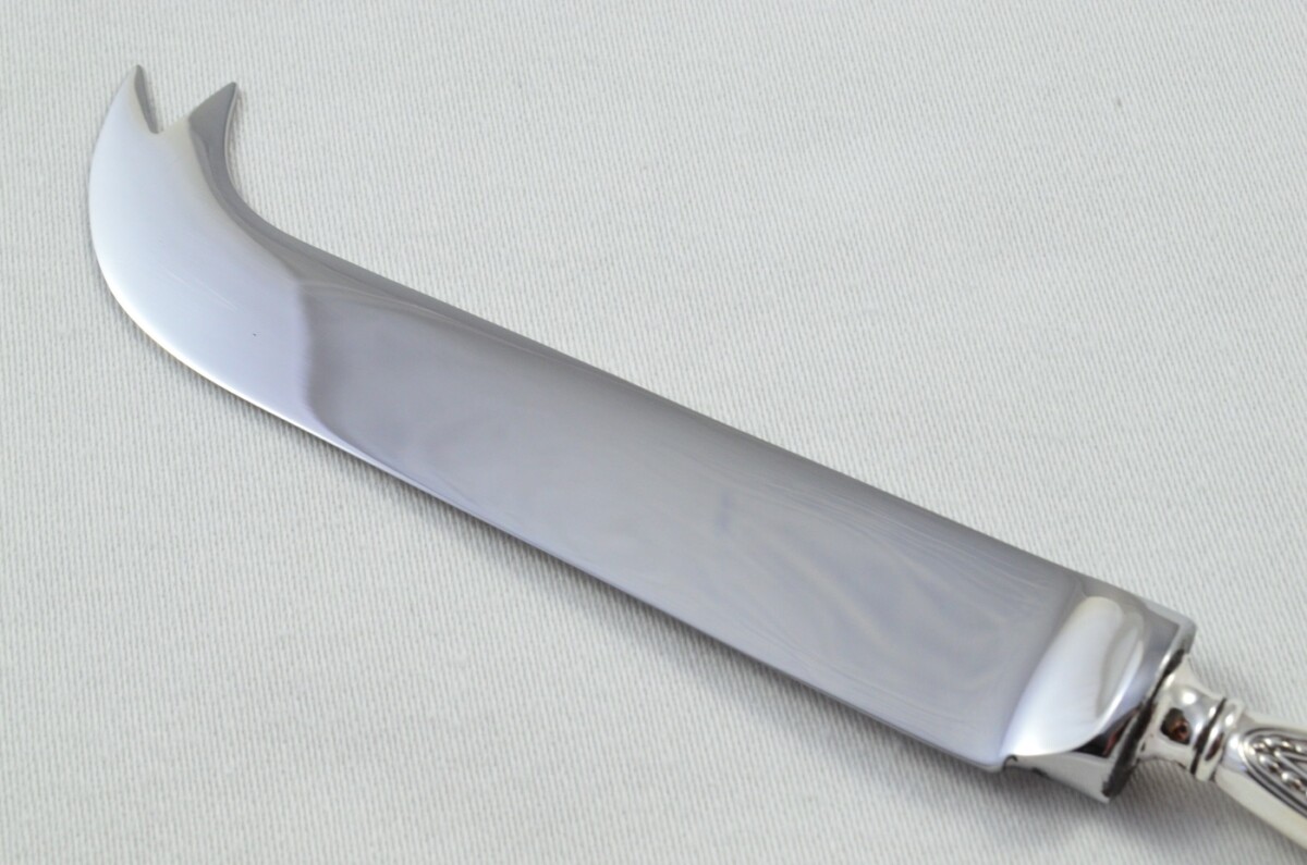Antique Sheffield Sterling Silver Handled Cheese Knife Union Pattern 1915 - Image 4