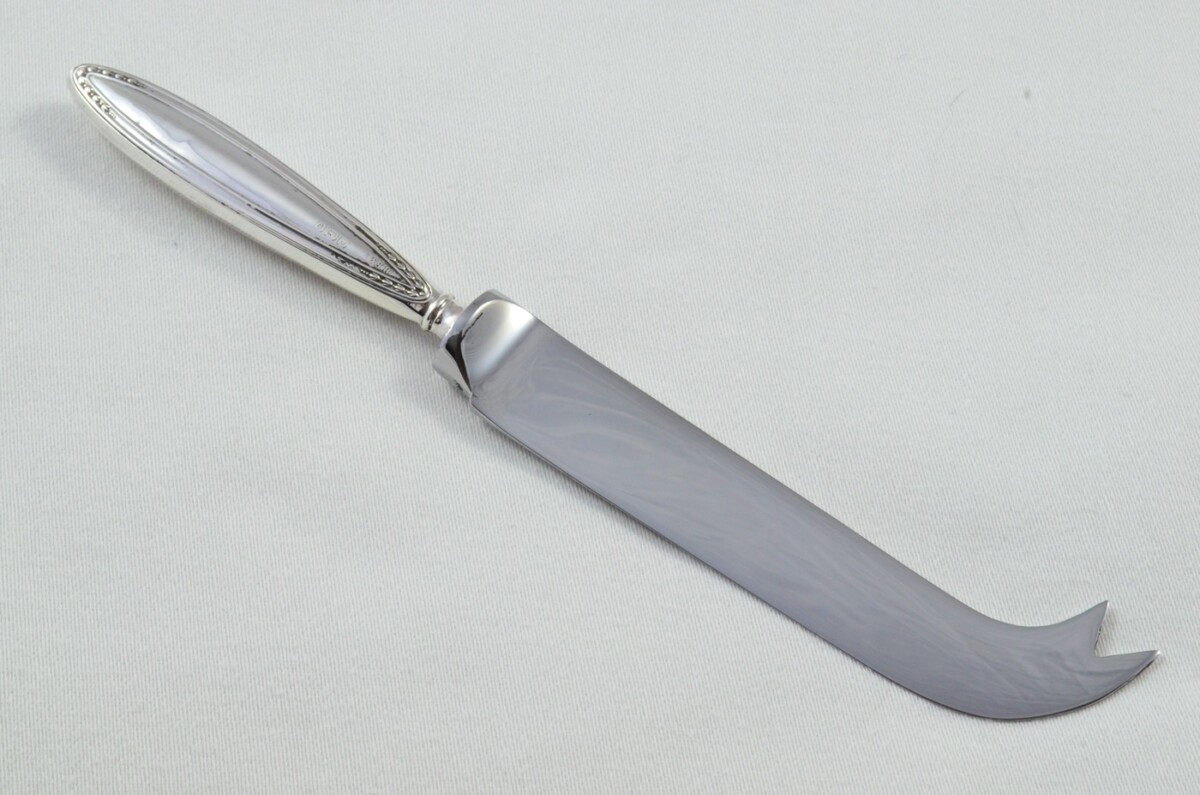 Antique Sheffield Sterling Silver Handled Cheese Knife Union Pattern 1915 - Image 5