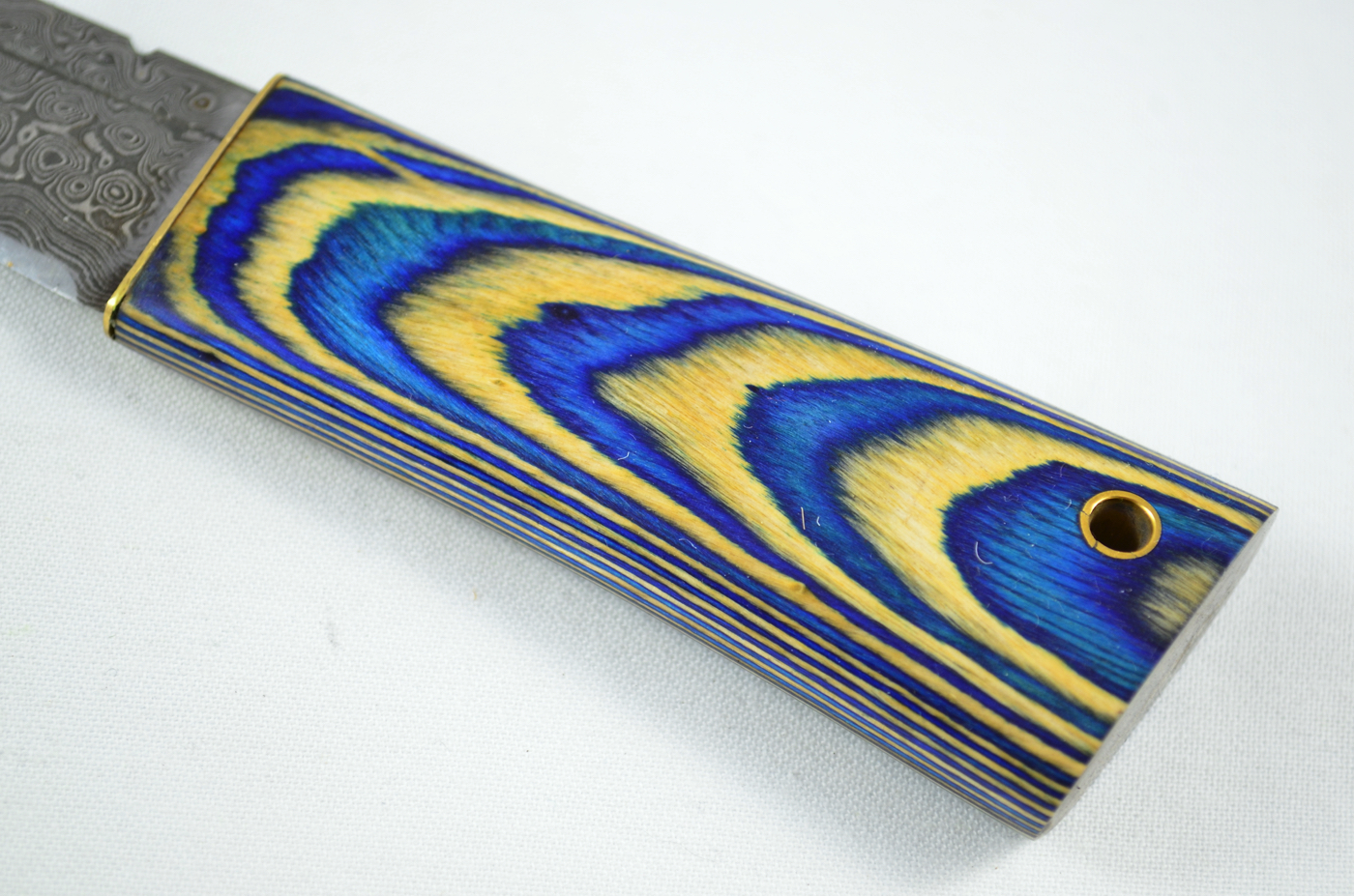 A Genuine Laminate Handled Damascus Steel Dirk Made In Sheffield England - Image 3