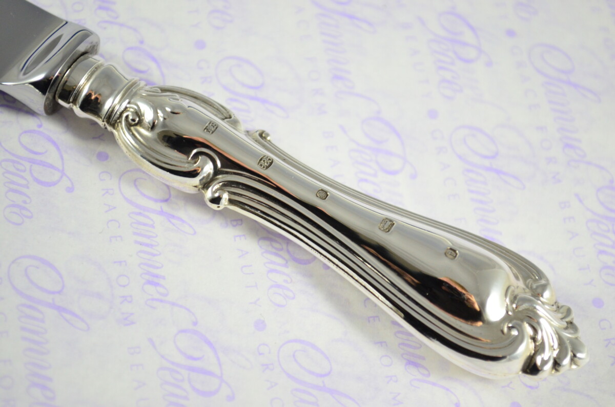 Albert Pattern Sheffield Sterling Silver Challah Bread & Cake Knife Shabbat Judaica - Image 4