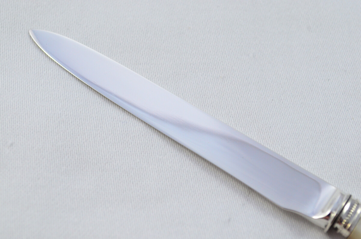 Elkington & Co Birmingham Set Of 6 & 6 Mother Of Pearl Handled Sterling Silver Knives and Forks 1912 - Image 9